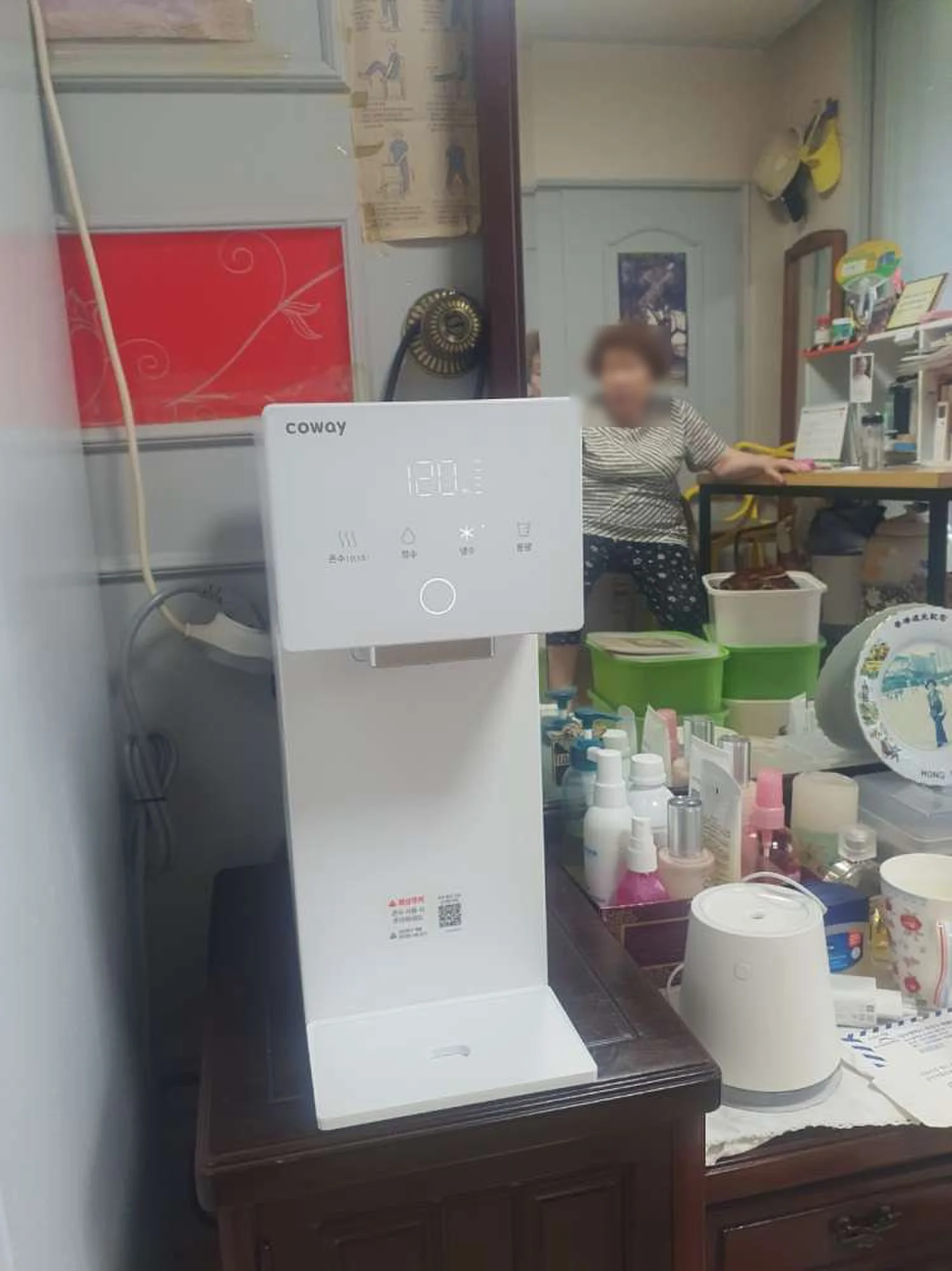 코웨이 정수기 설치 현장