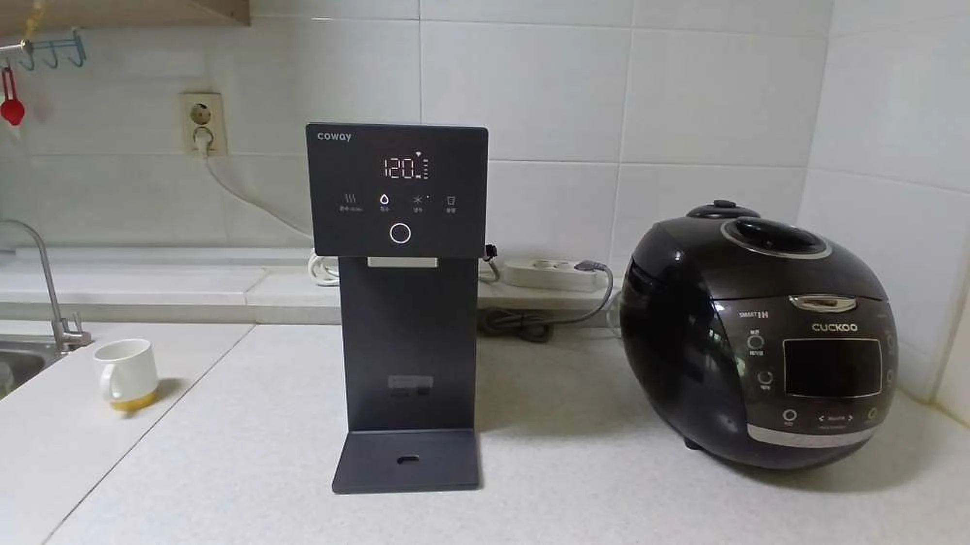 코웨이 정수기 설치 현장