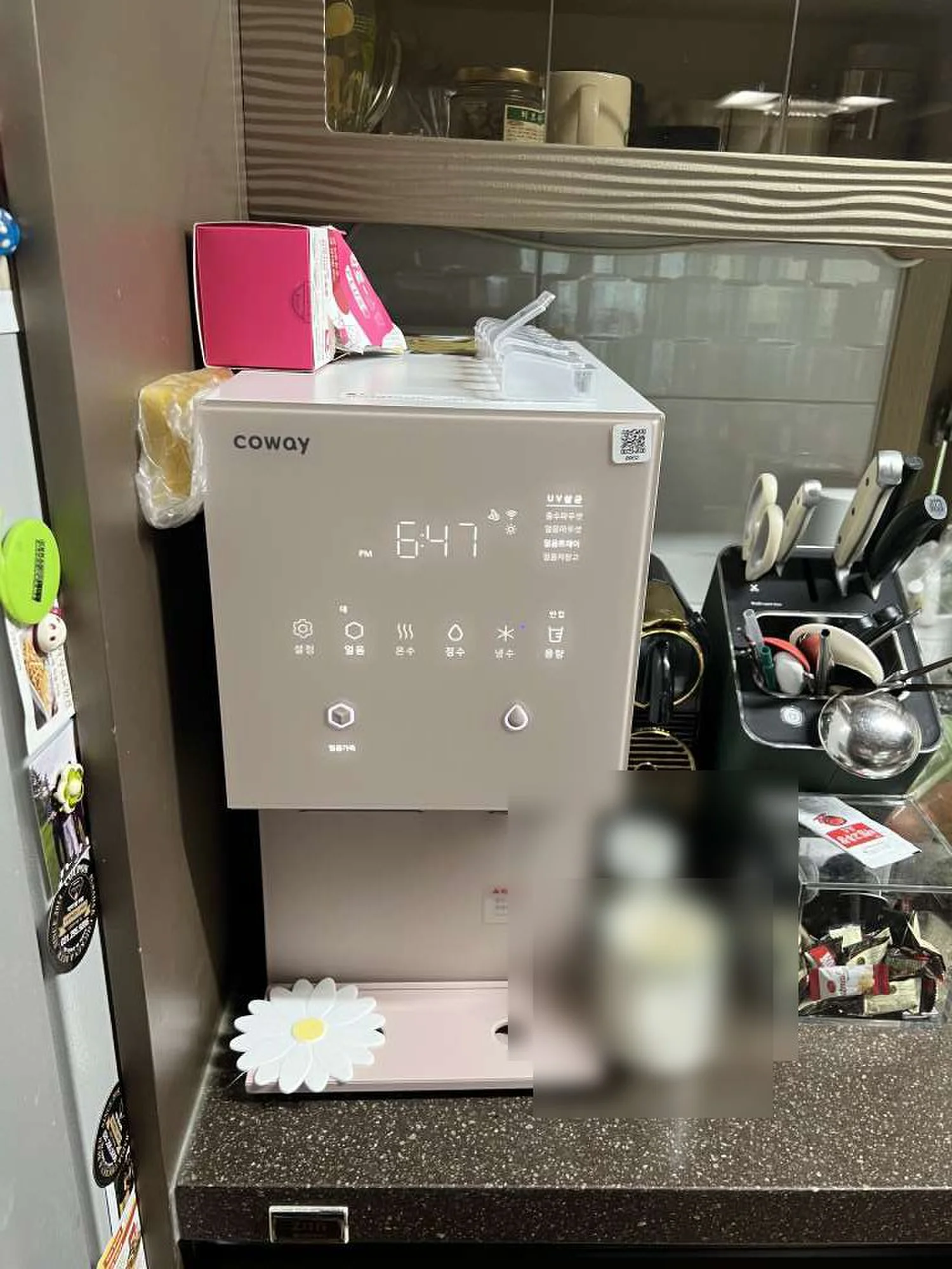코웨이 정수기 설치 현장