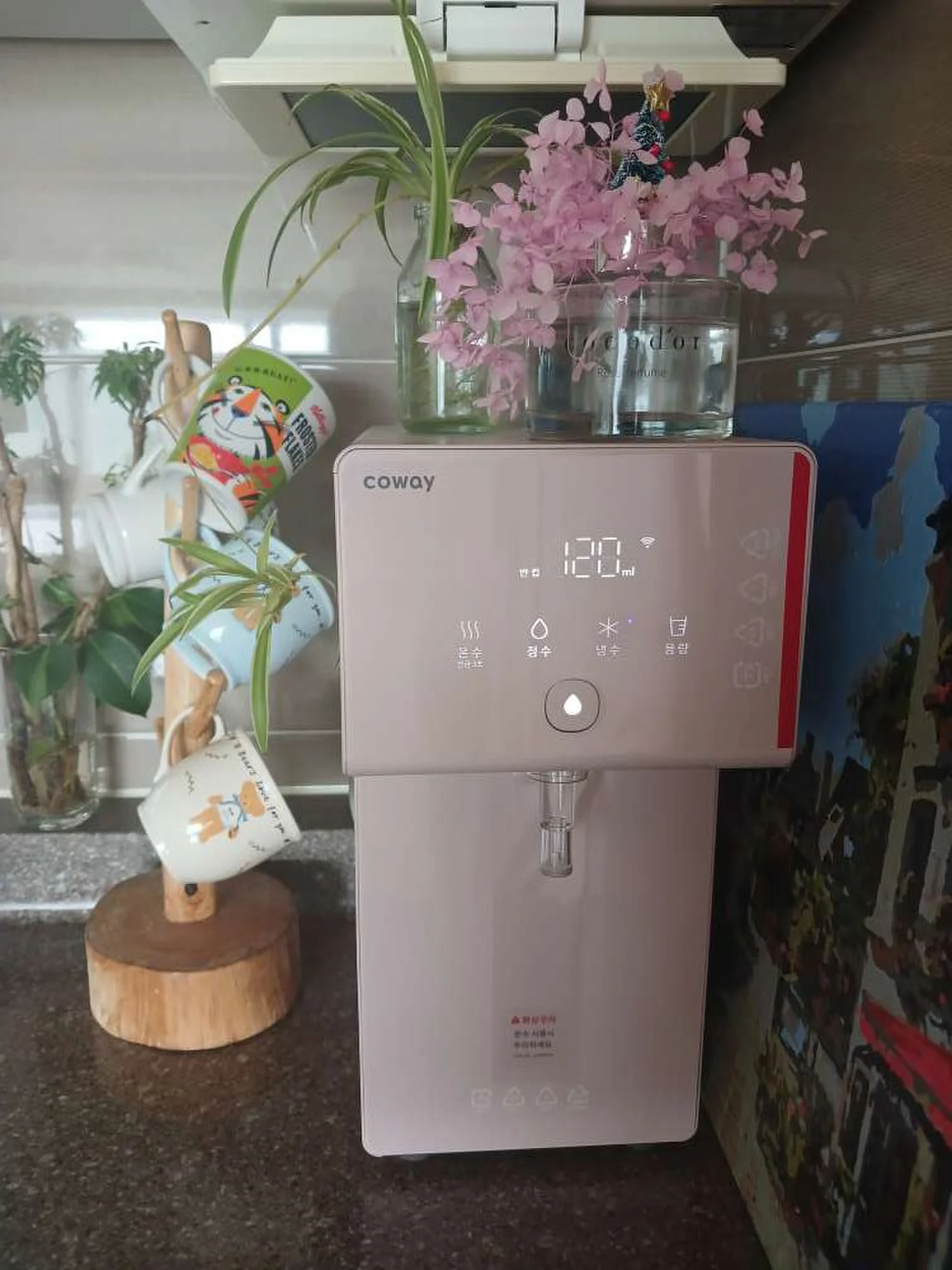 코웨이 정수기 설치 현장