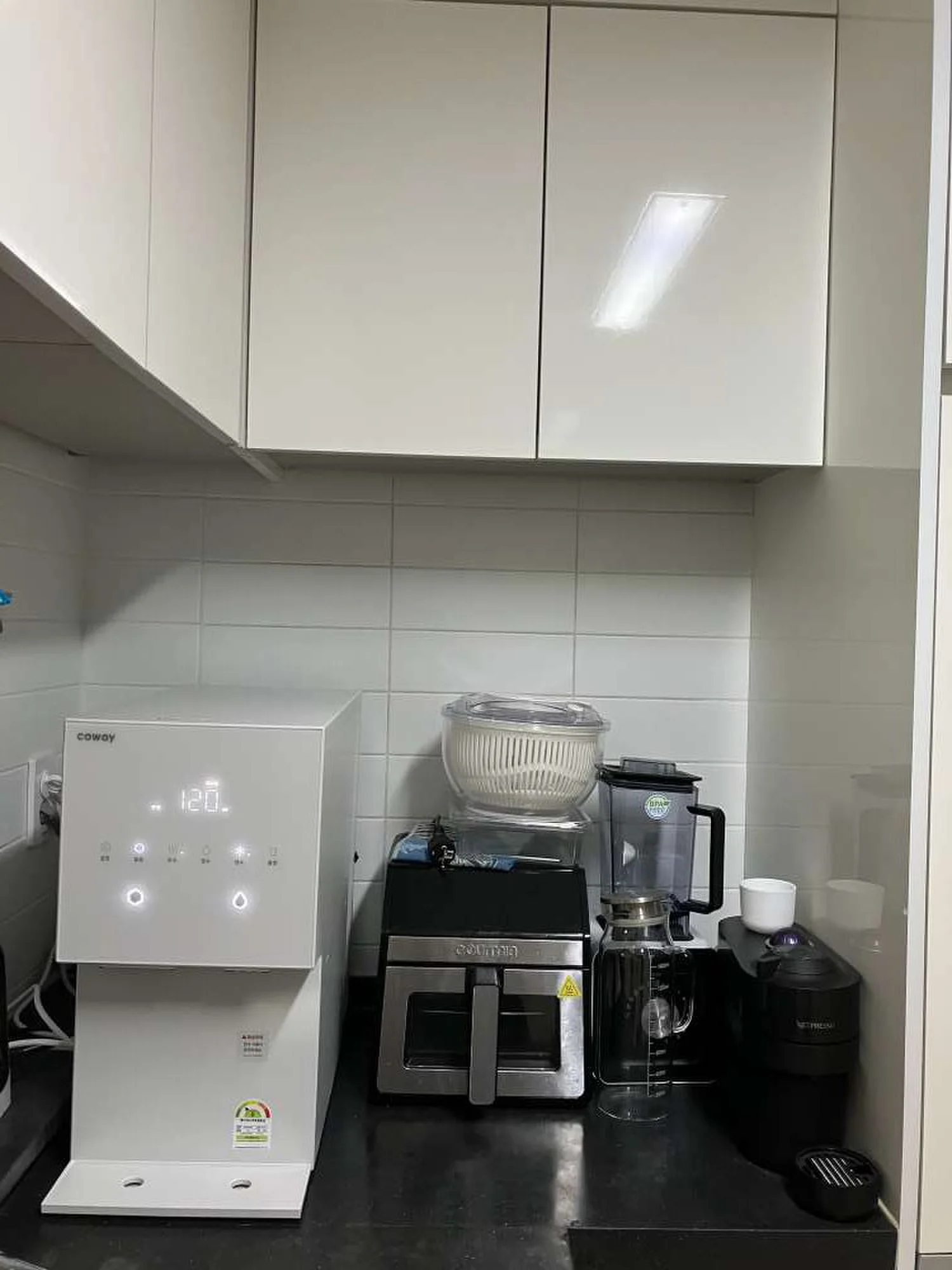 코웨이 정수기 설치 현장