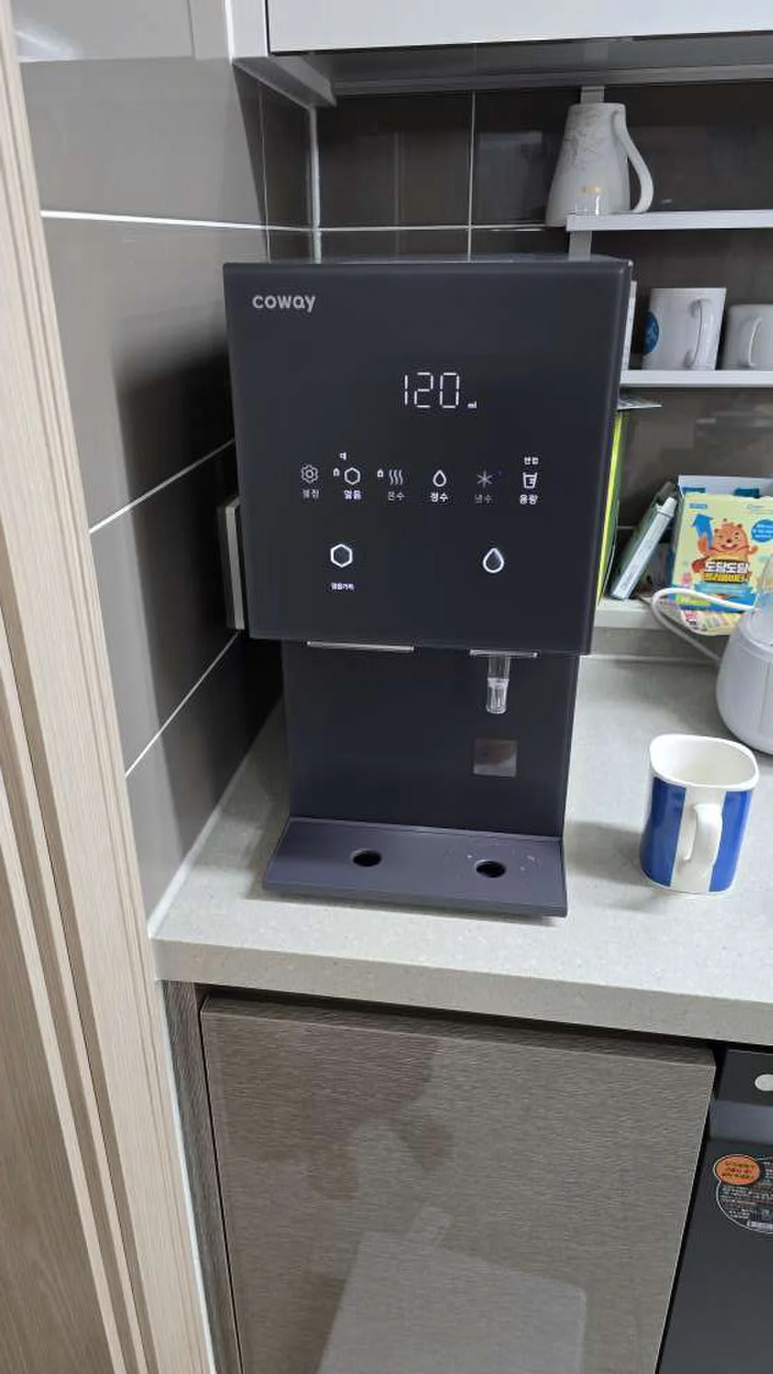 둔산동3차 코웨이 아이콘 얼음정수기 오리지널 설치사례